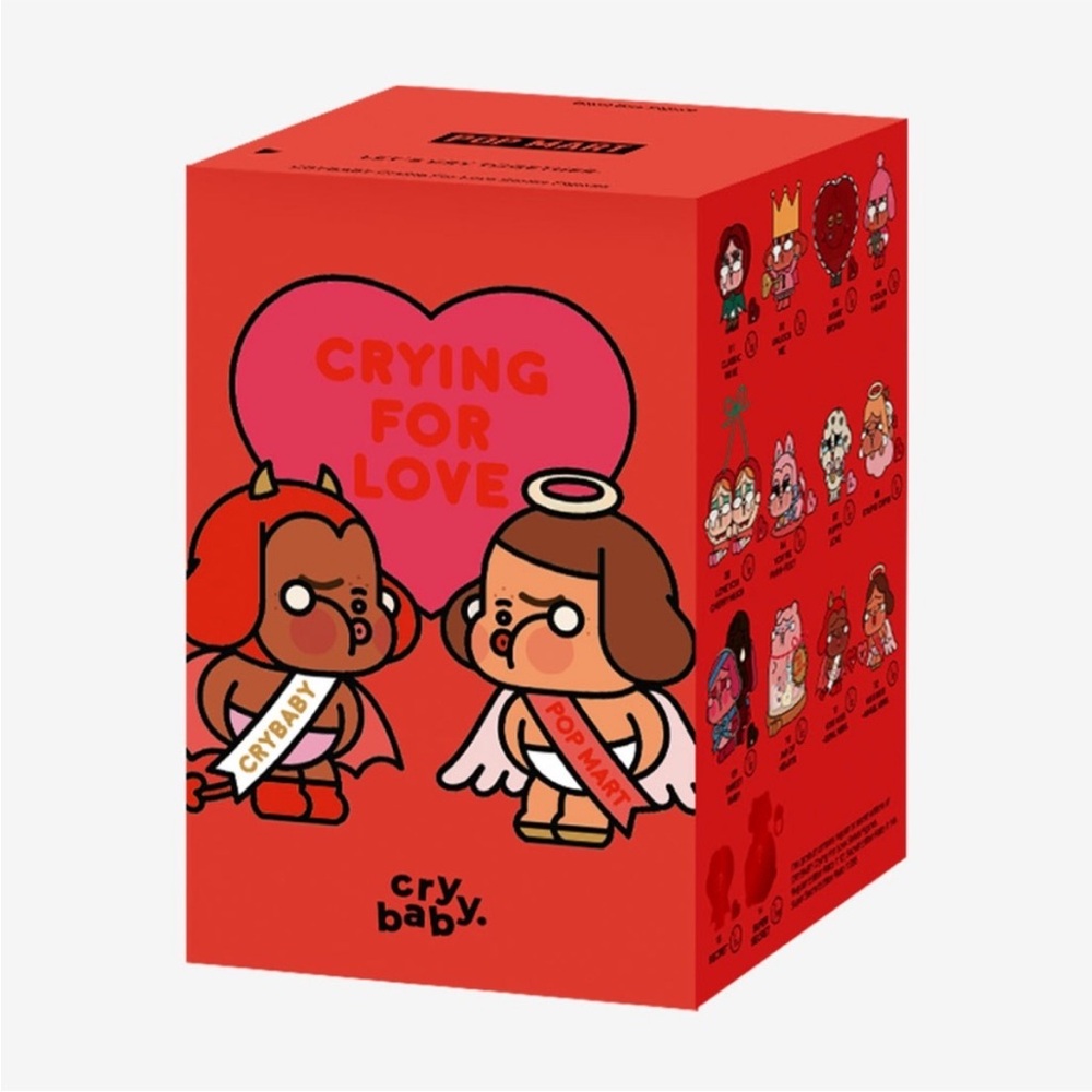 CRYBABY You’re Purr-fect Figure Cry Baby AUTHENTIC Popmart Crying For Love NIB! - Picture 11 of 11